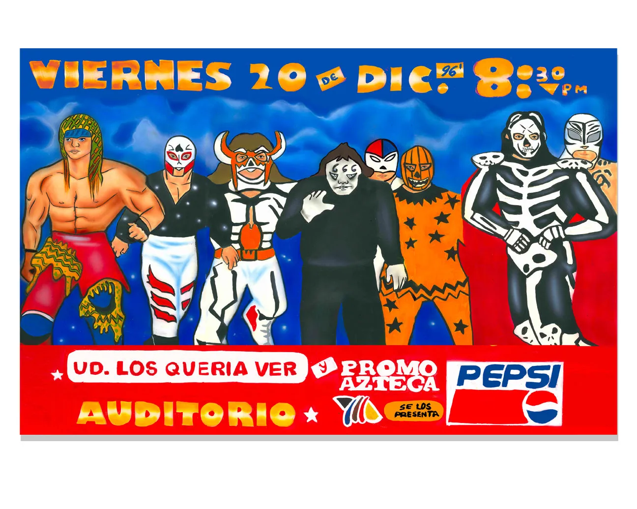 PROMO AZTECA MURAL POSTER