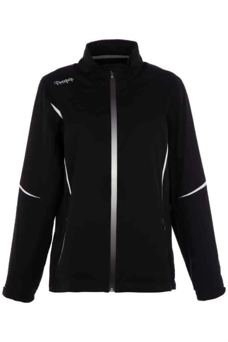 ProQuip Ailsa Tourflex Lite Rain Jacket in Black