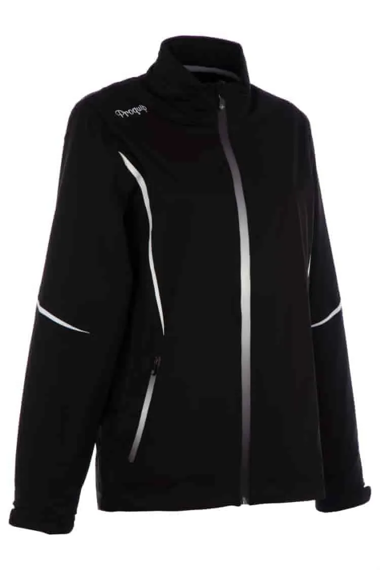 ProQuip Ailsa Tourflex Lite Rain Jacket in Black