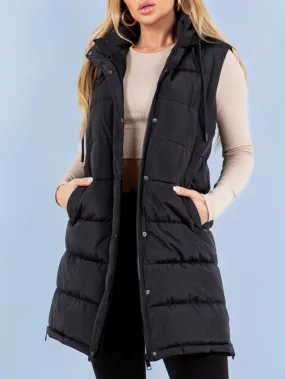 Puffer Long Vest FINAL SALE!