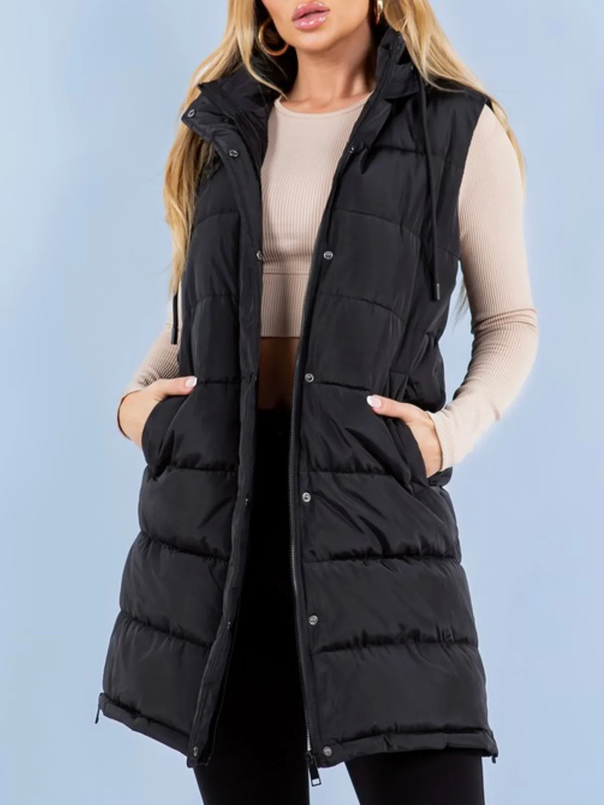 Puffer Long Vest FINAL SALE!