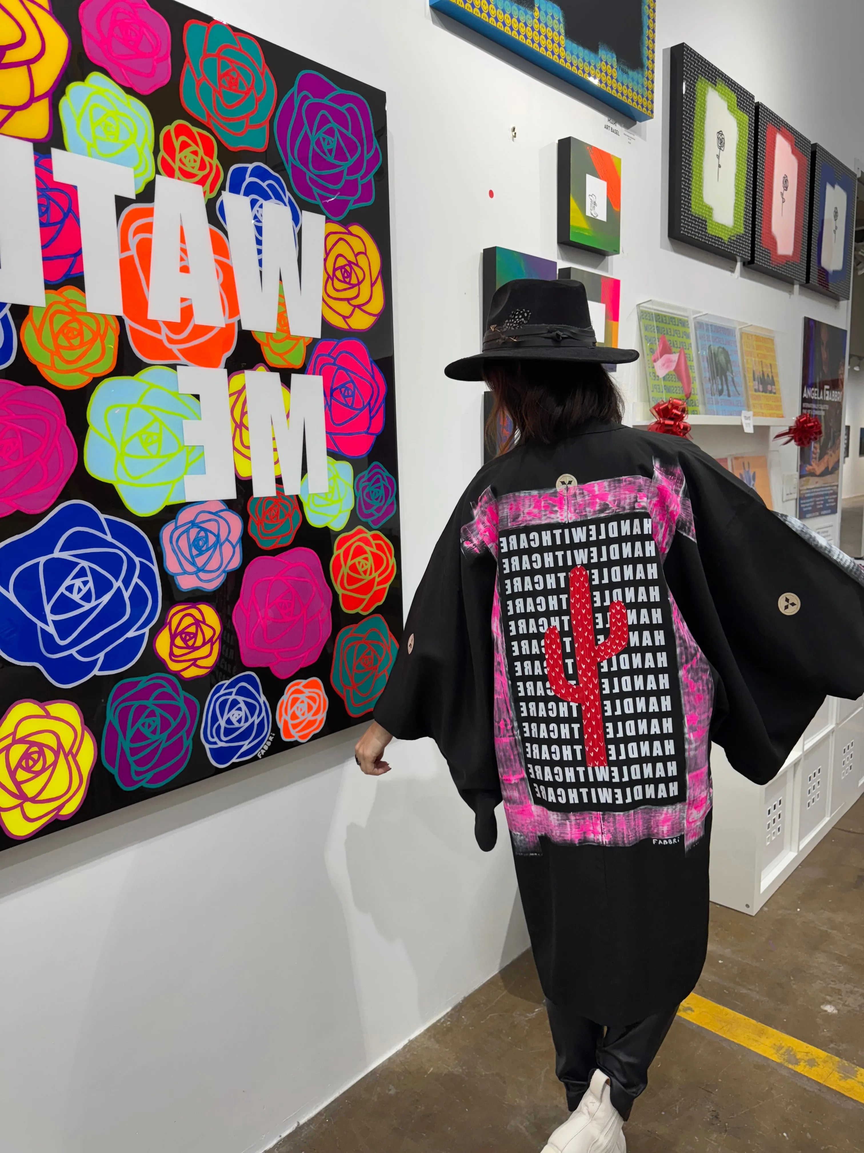 "Prickly but Pretty" - Kimono Zulu Artist Collaboration - Angela Fabbri