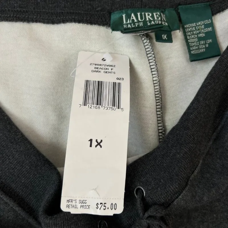 Ralph Lauren Workout Sweat Active Fit Pants Size 1X