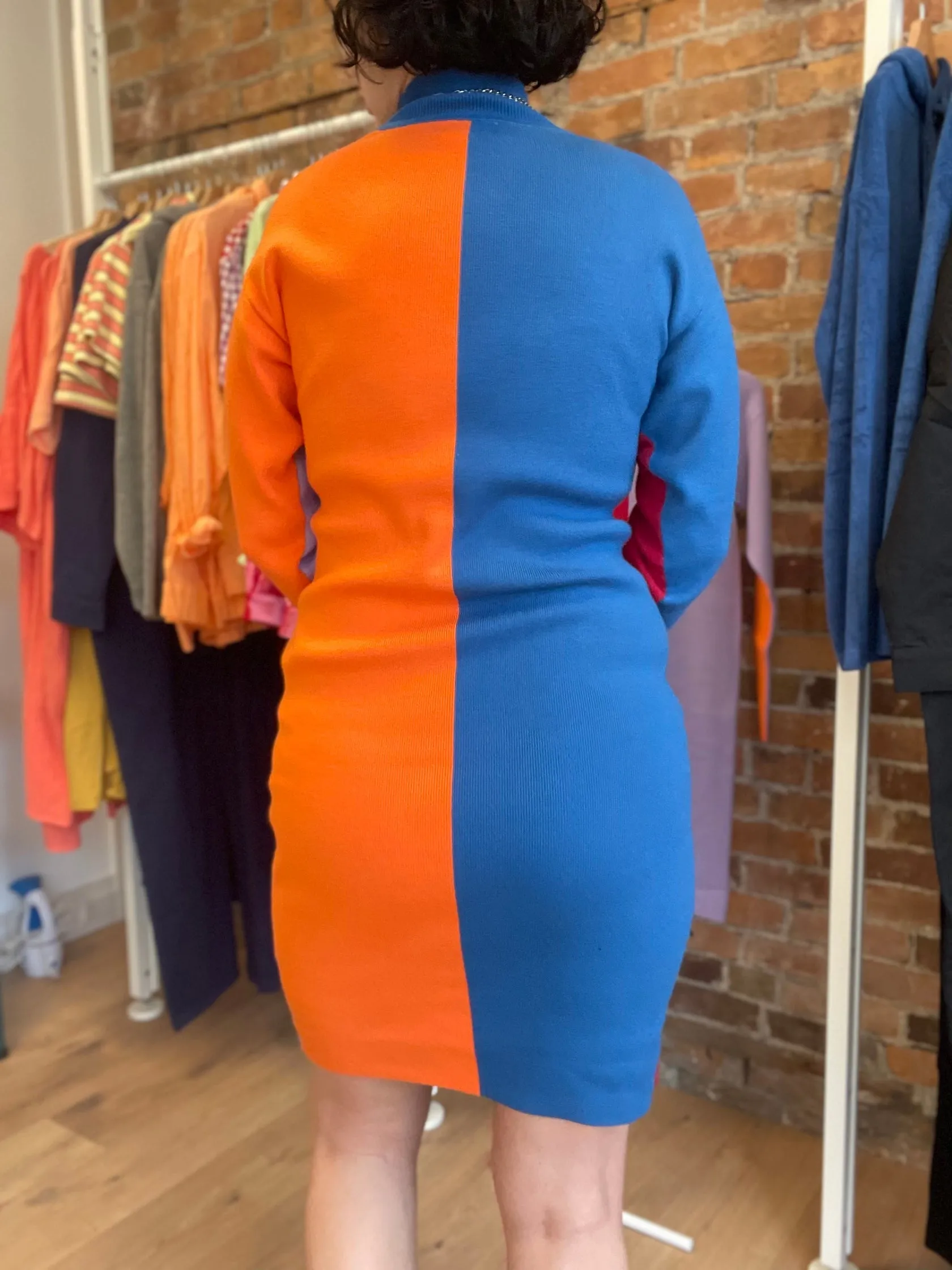 Redsky // Tight Dress Knit Colourblock