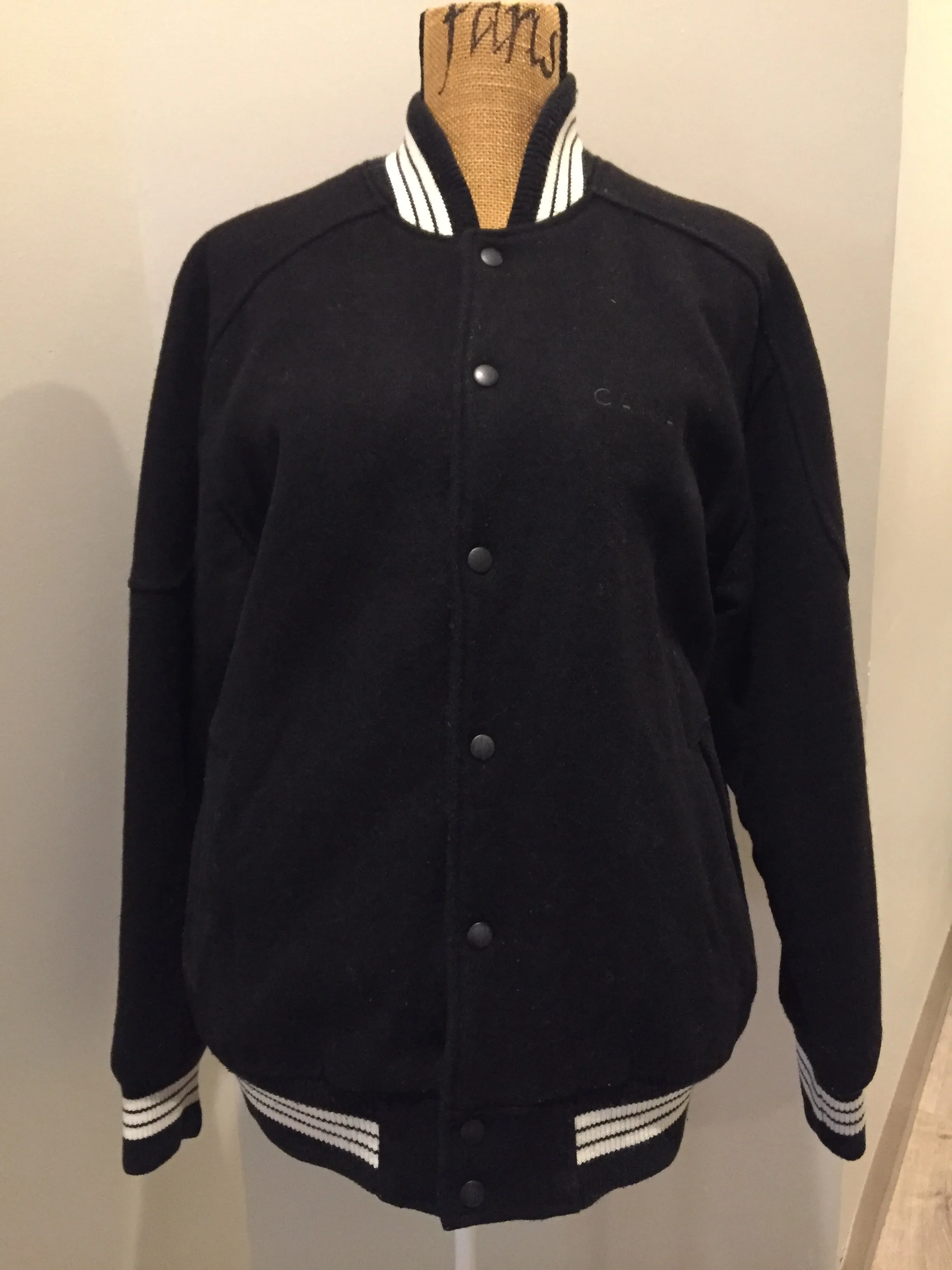 Retreat Black Varsity Jacket SOLD