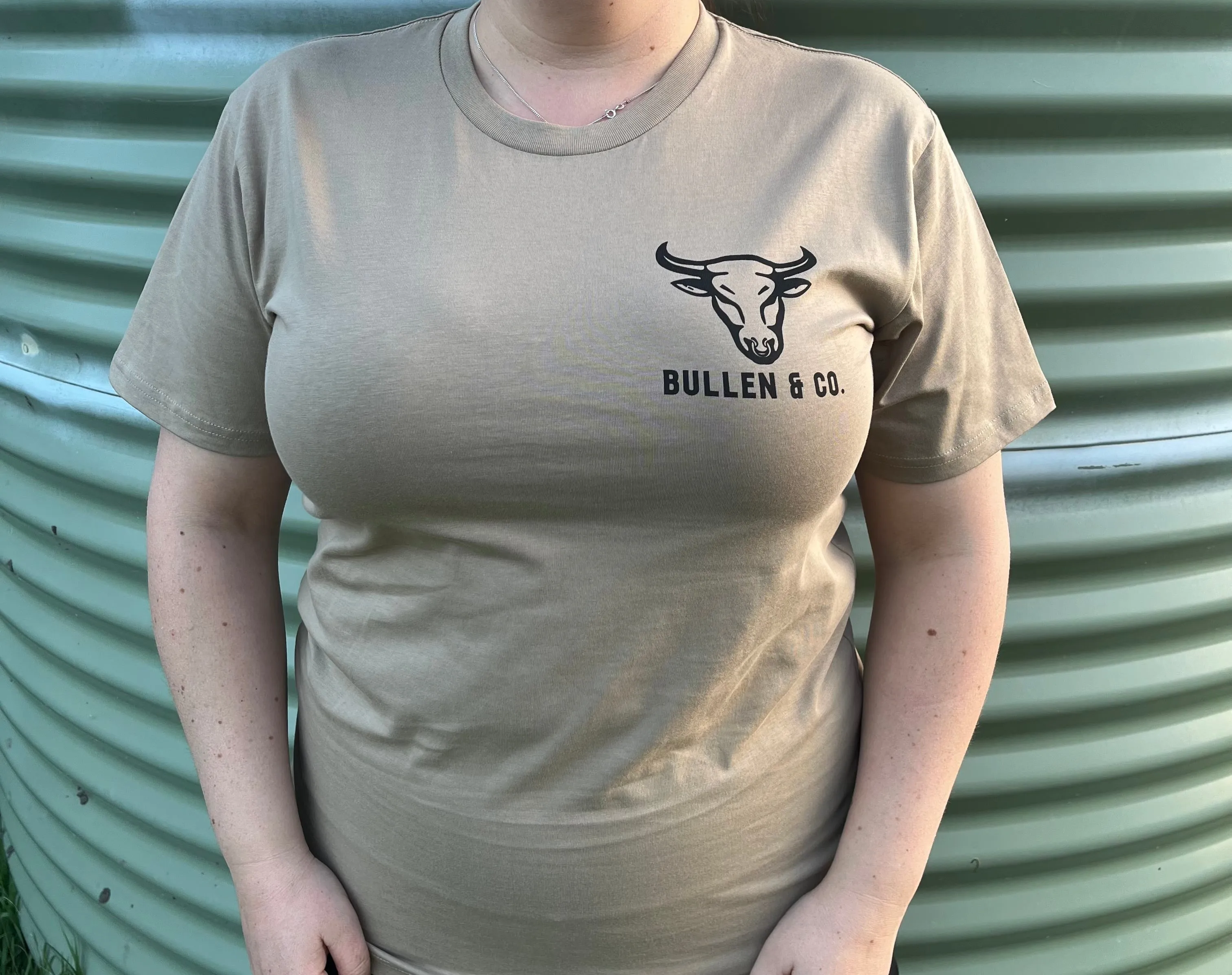 “Sandy Taupe” Tee