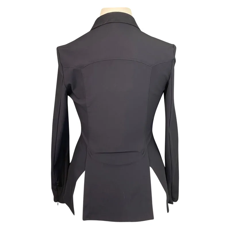 Sarm Hippique 'Verbania' Show Coat in Black - Women's IT 48 (US 12)