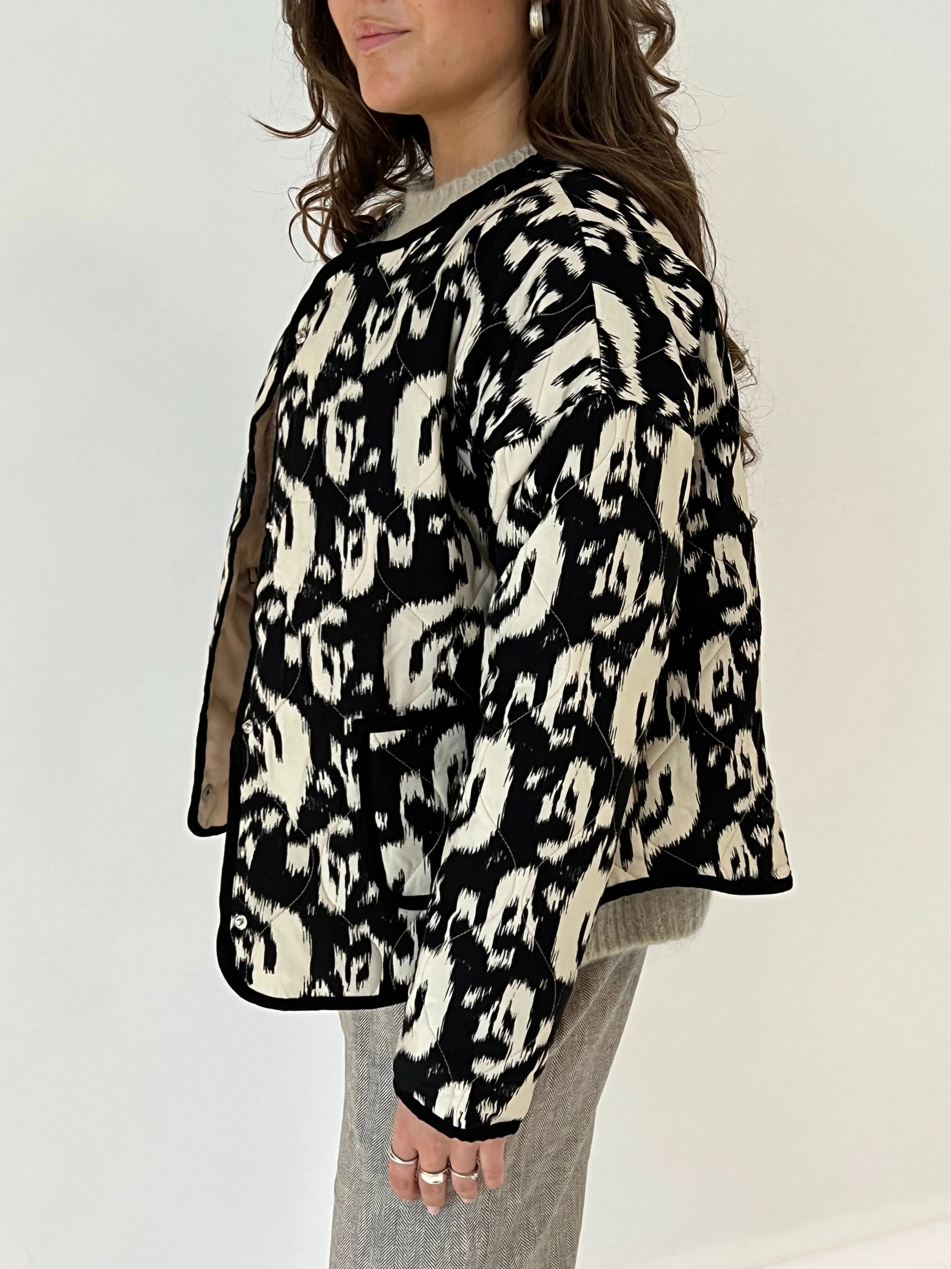 Sasja jacket - Black/white
