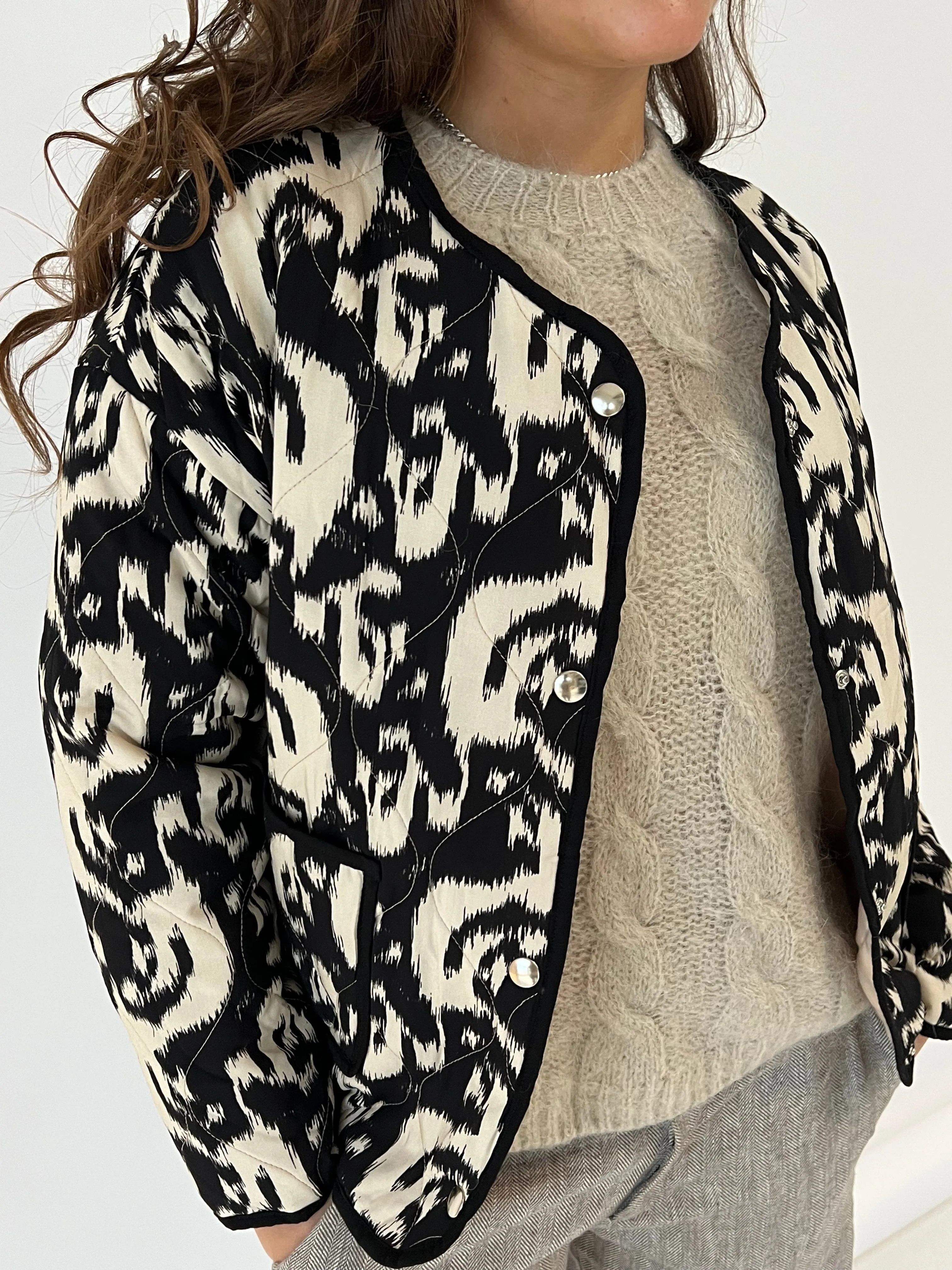 Sasja jacket - Black/white