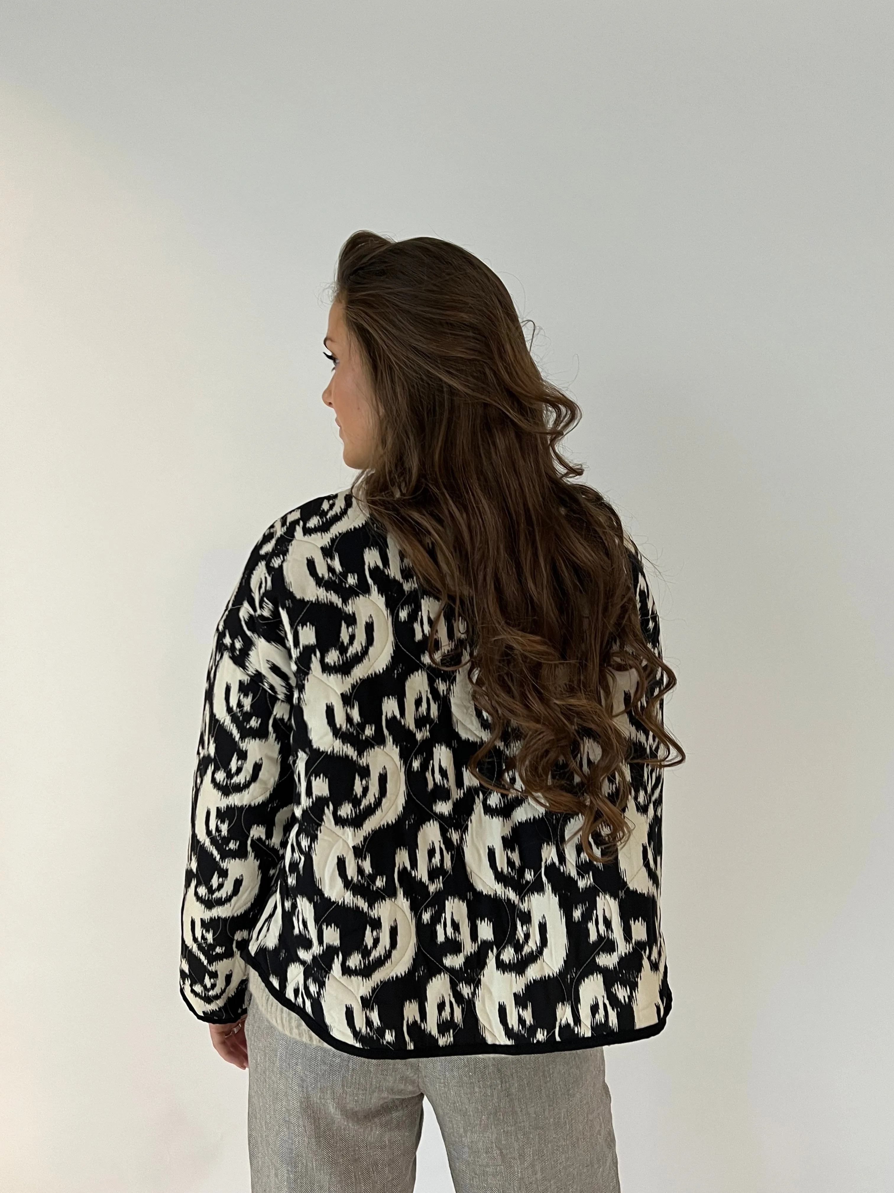 Sasja jacket - Black/white