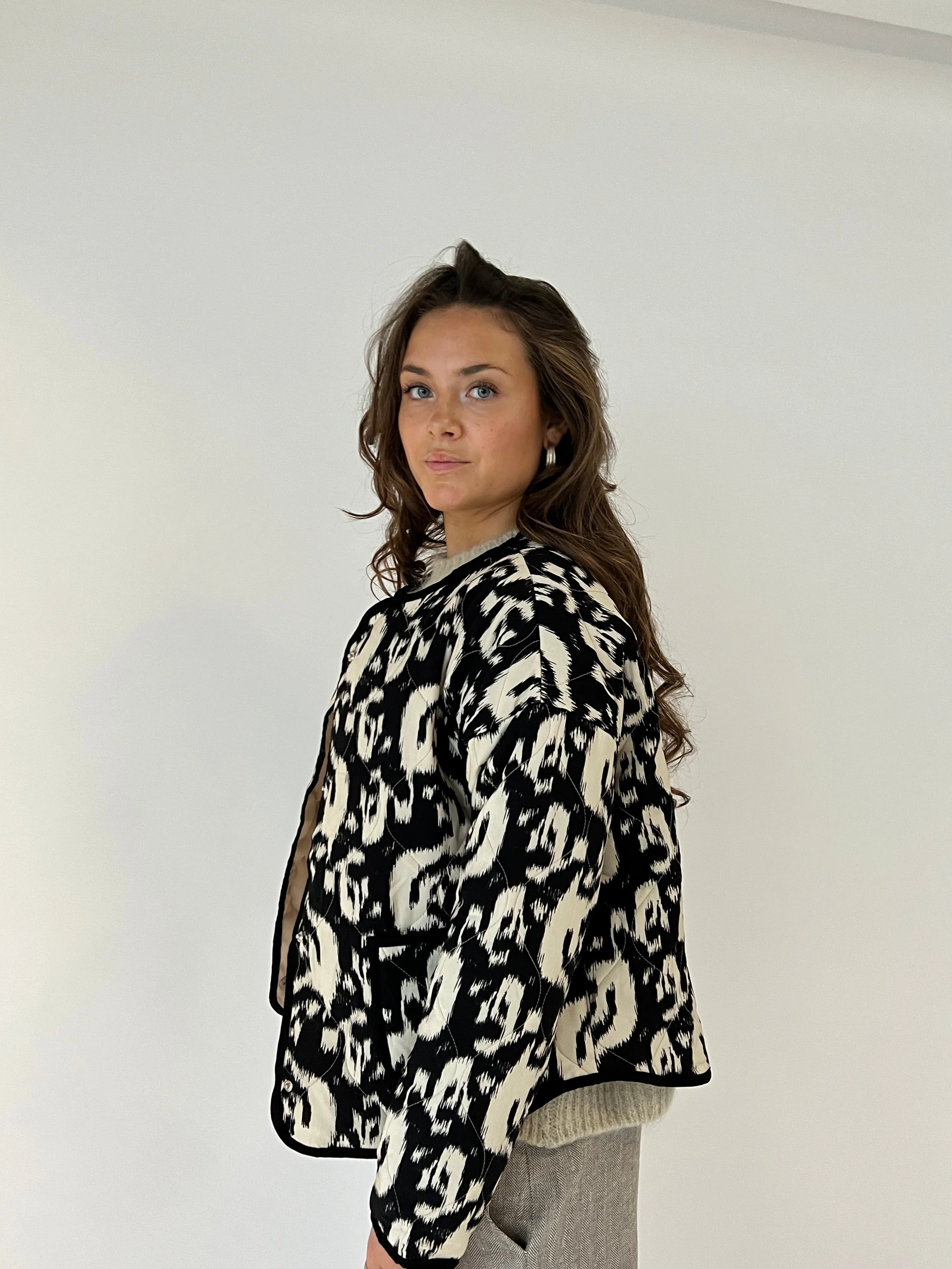 Sasja jacket - Black/white