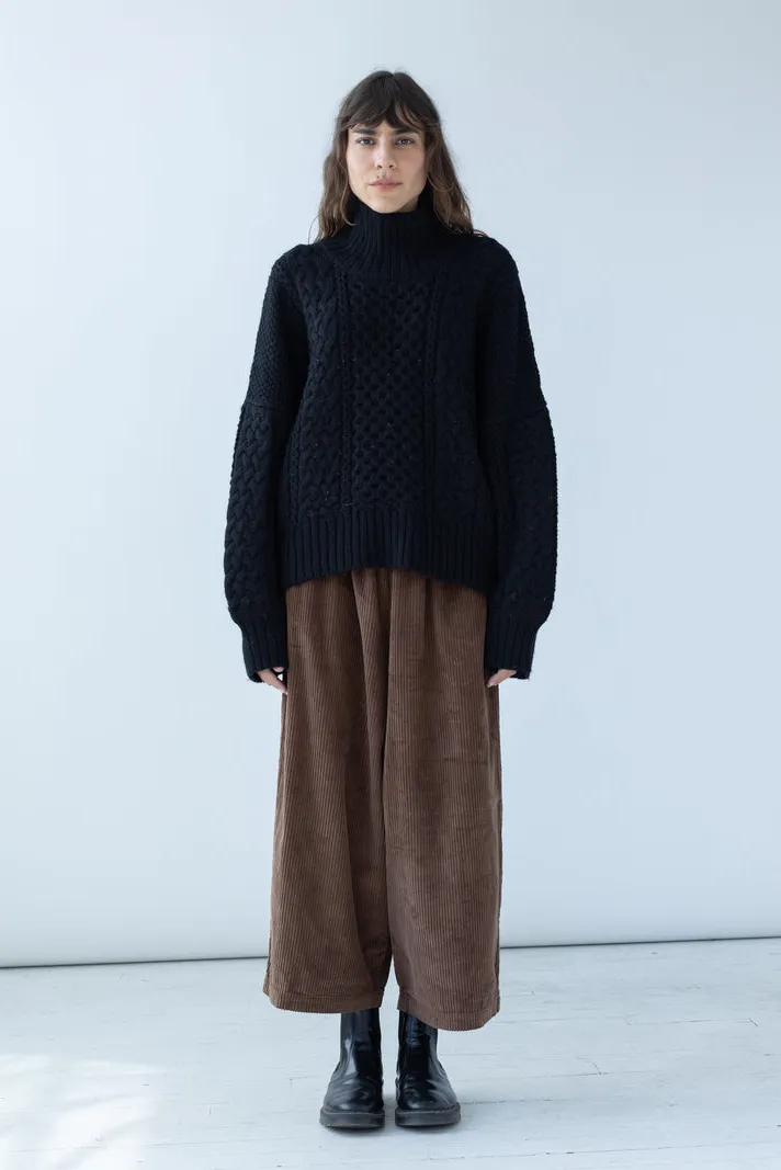 Shaina Mote Balloon Corduroy Pant - Walnut