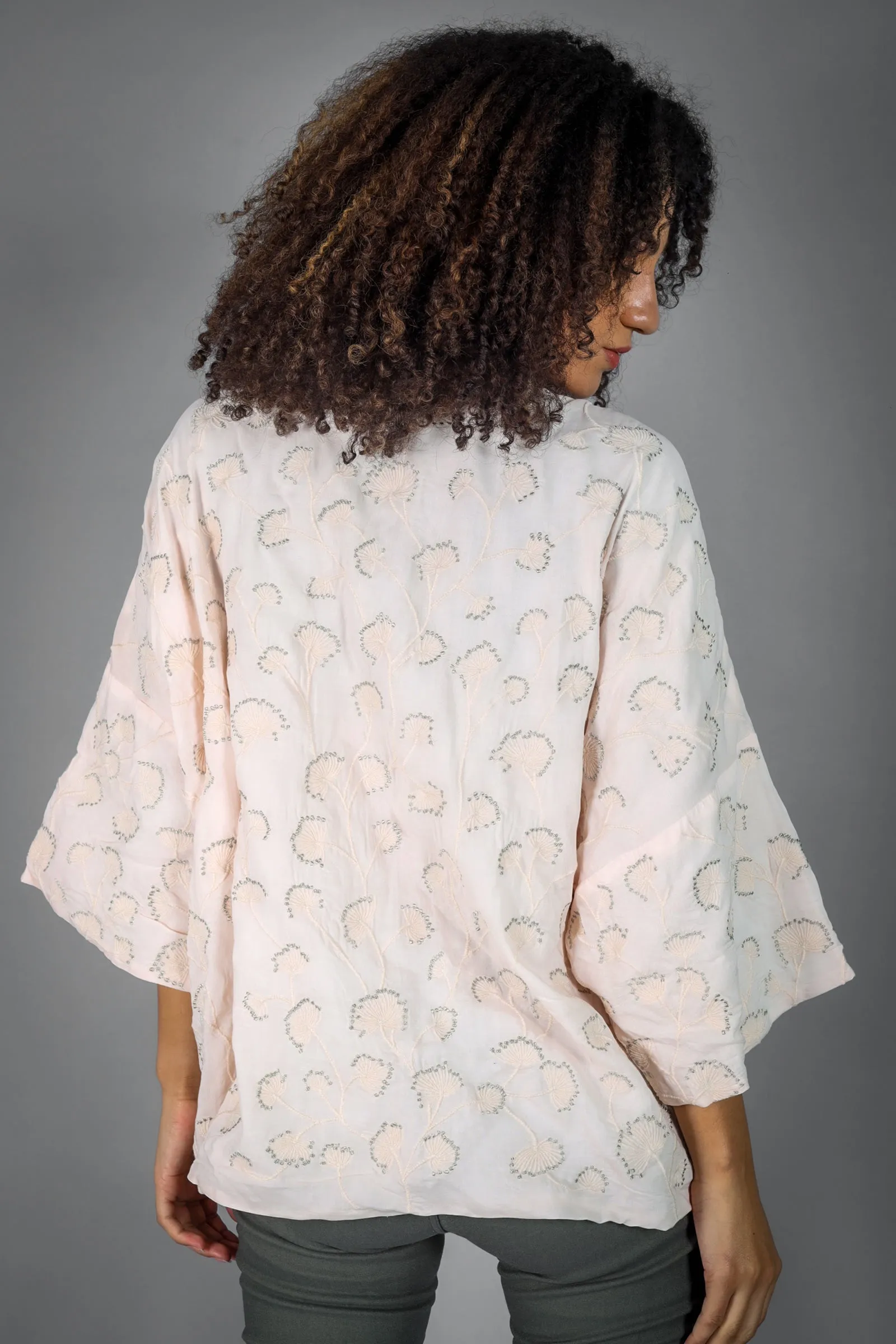 Simone Embroidered Kimono/Shrug