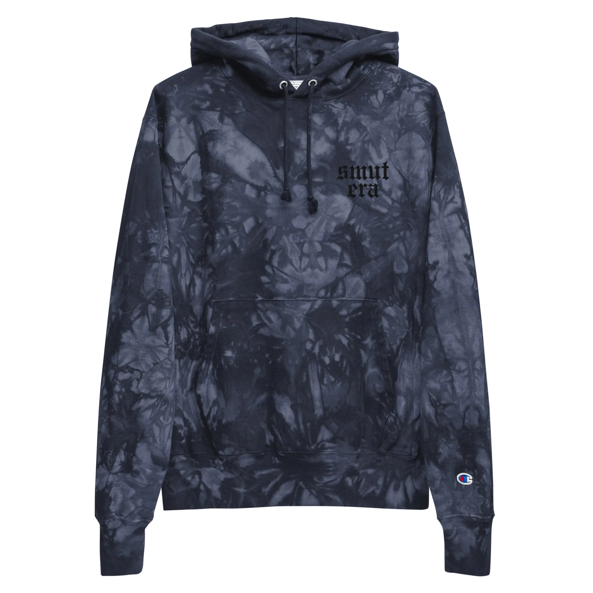 smut era embroidered tie-dye hoodie