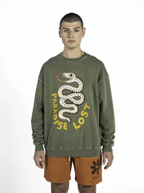Snake Sweater - Defender Green