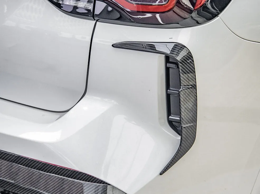 SQ-Aero Carbon Fiber Rear Bumper Reflector Trim Set - G01 X3 LCI