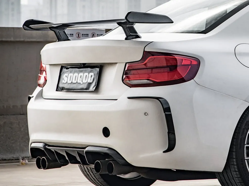 SQ-Aero Carbon Fiber Rear Reflector Trim Set - F87 M2