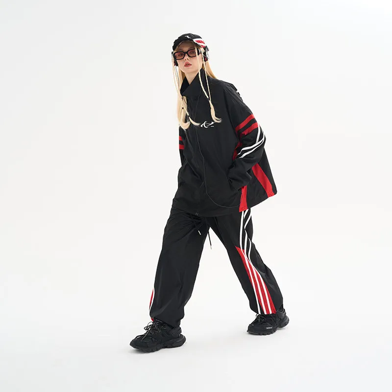 Stitching Loose Track Jacket