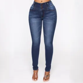 Stretch Plus Size Skinny Bodycon Pants