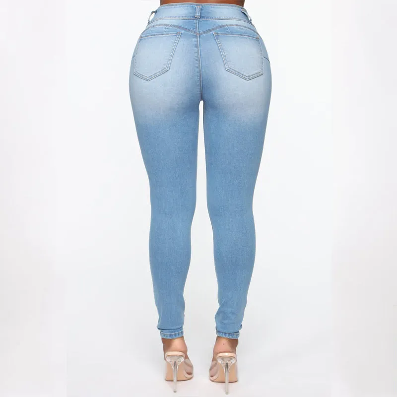 Stretch Plus Size Skinny Bodycon Pants