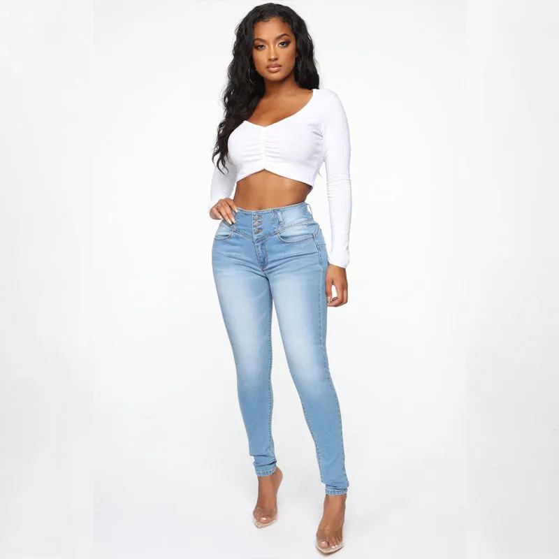 Stretch Plus Size Skinny Bodycon Pants