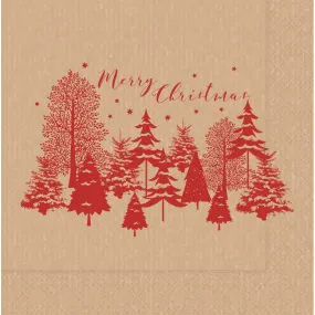 Swantex Calgary Kraft Lunch Napkins 330x330mm (Pack of 1000) - CU272