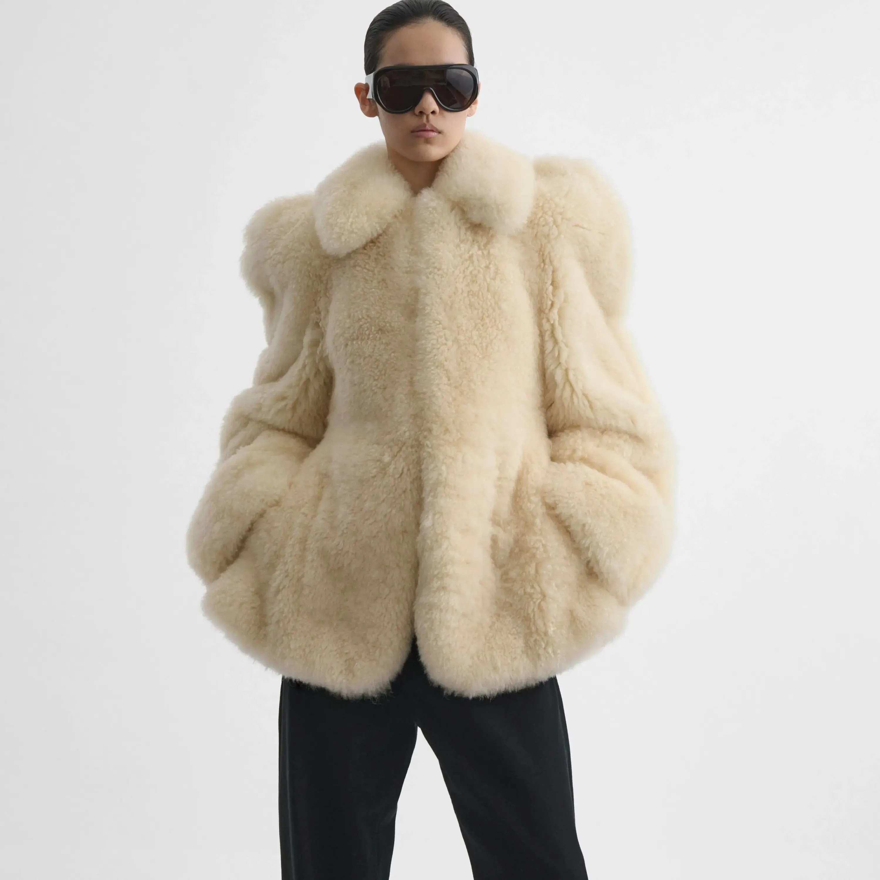 TEDDY JACKET | warm vanilla shearling