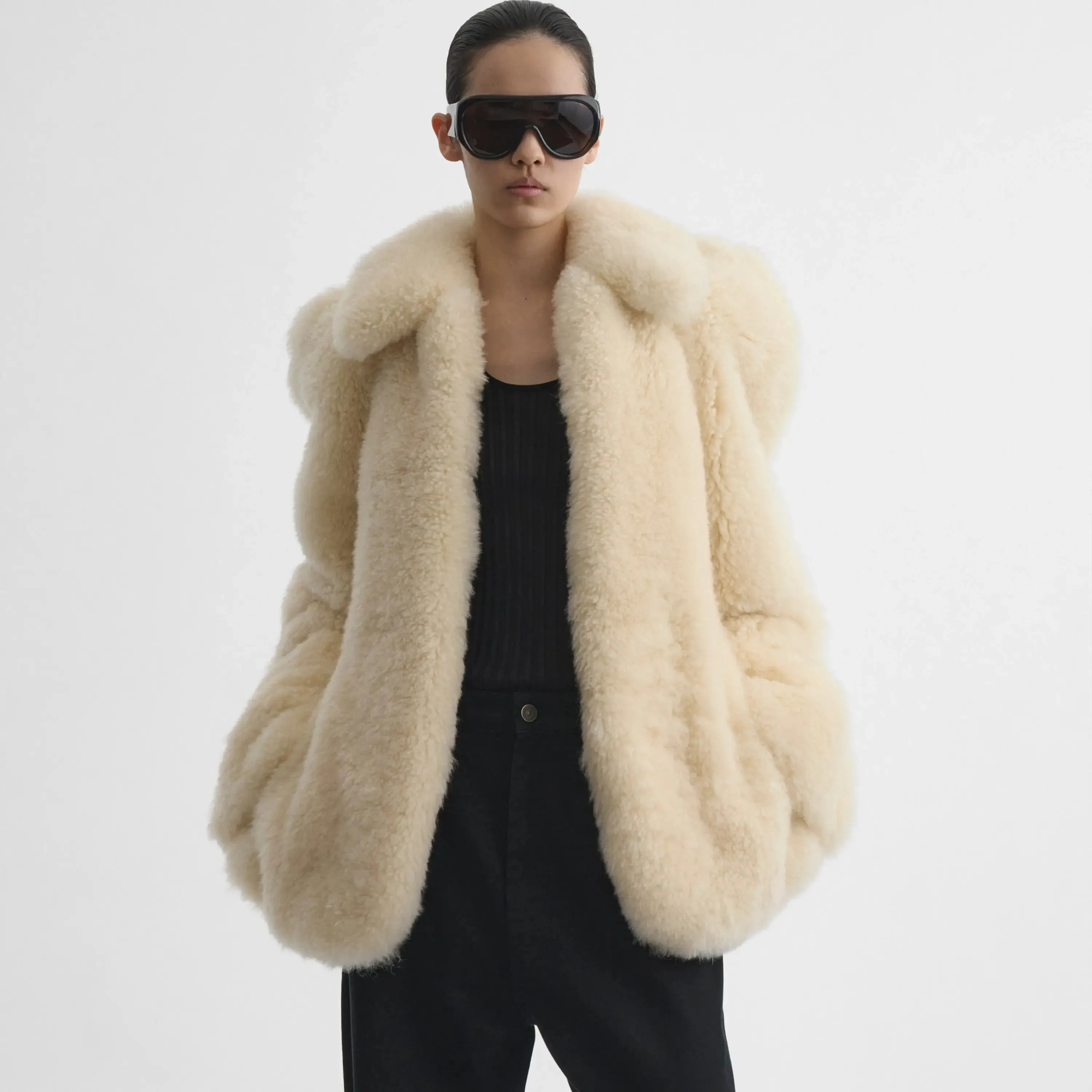TEDDY JACKET | warm vanilla shearling