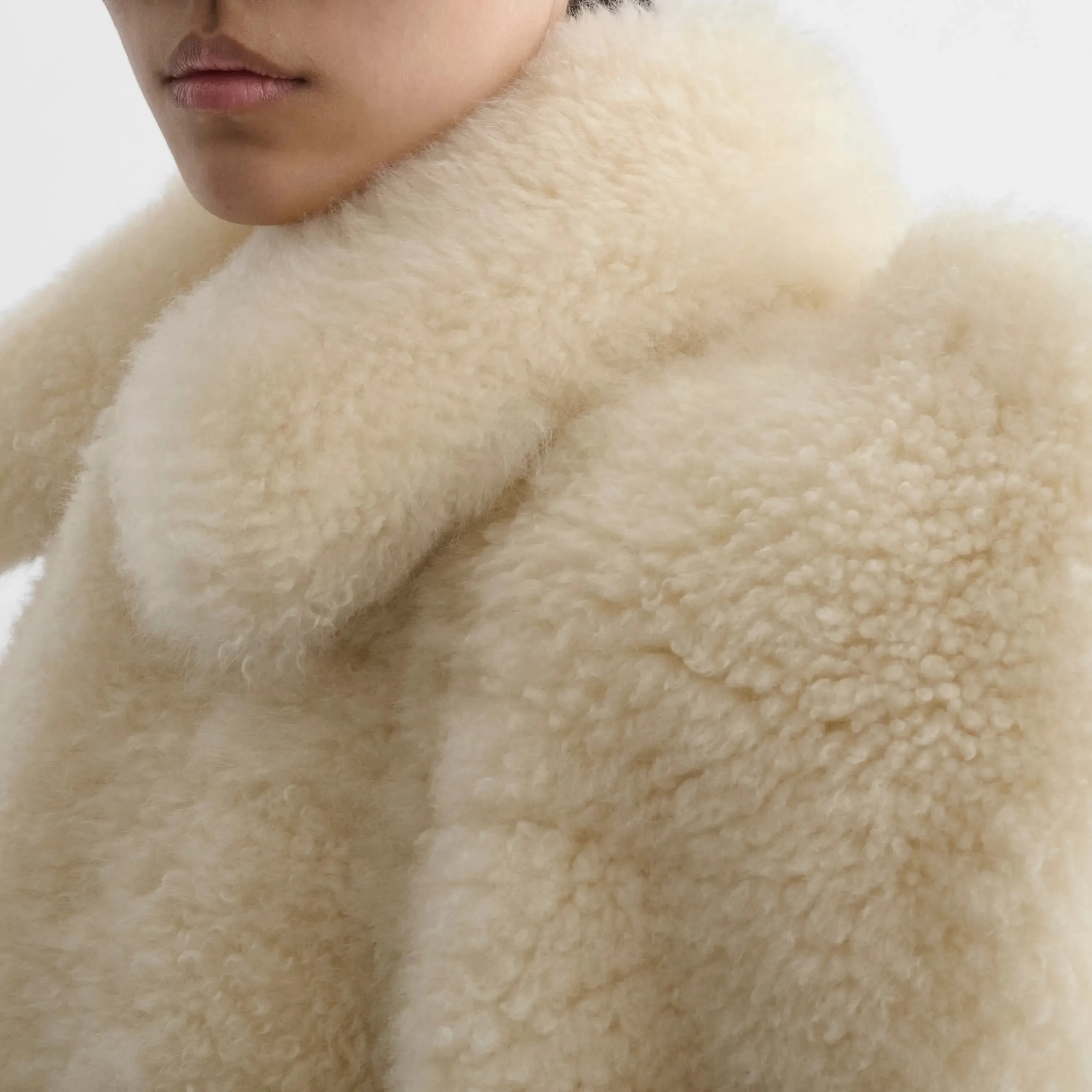 TEDDY JACKET | warm vanilla shearling