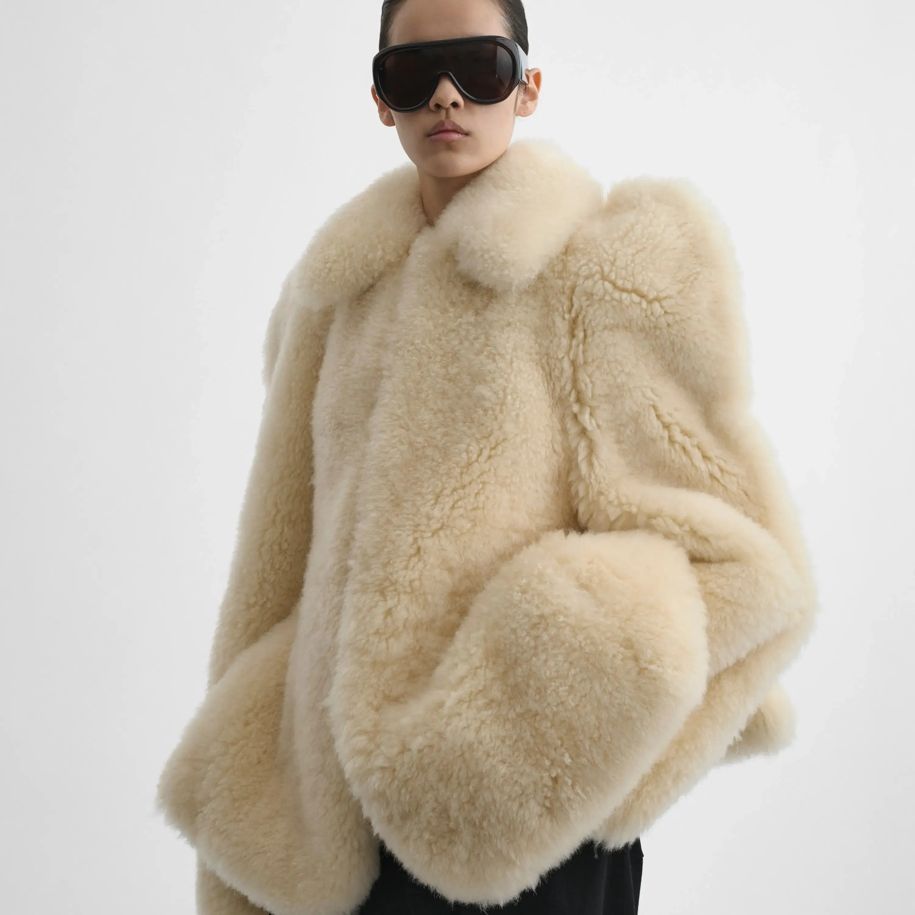 TEDDY JACKET | warm vanilla shearling