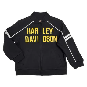 Toddler Boy's Knit Track Jacket