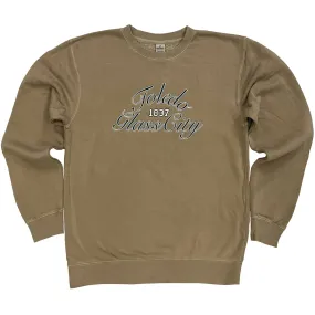 Toledo Glass City Script Embroidered Sweatshirt