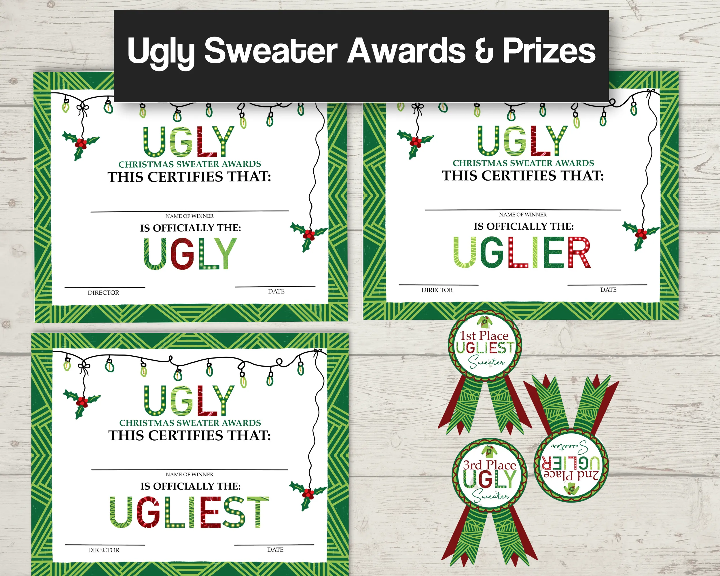Ugly Sweater Awards & Prizes