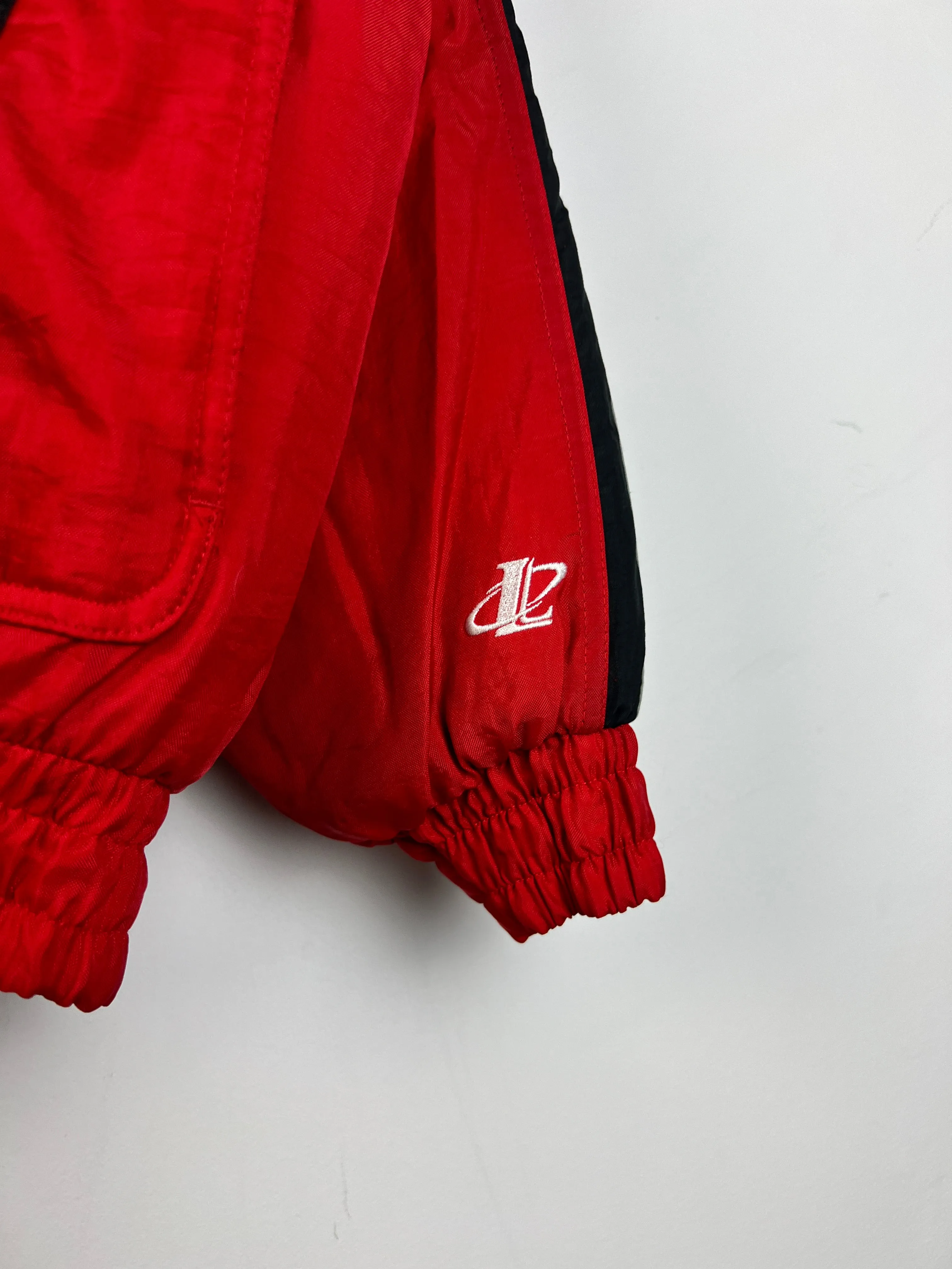 Vintage 90's Logo Athletic Ohio State Insulated Red Jacket