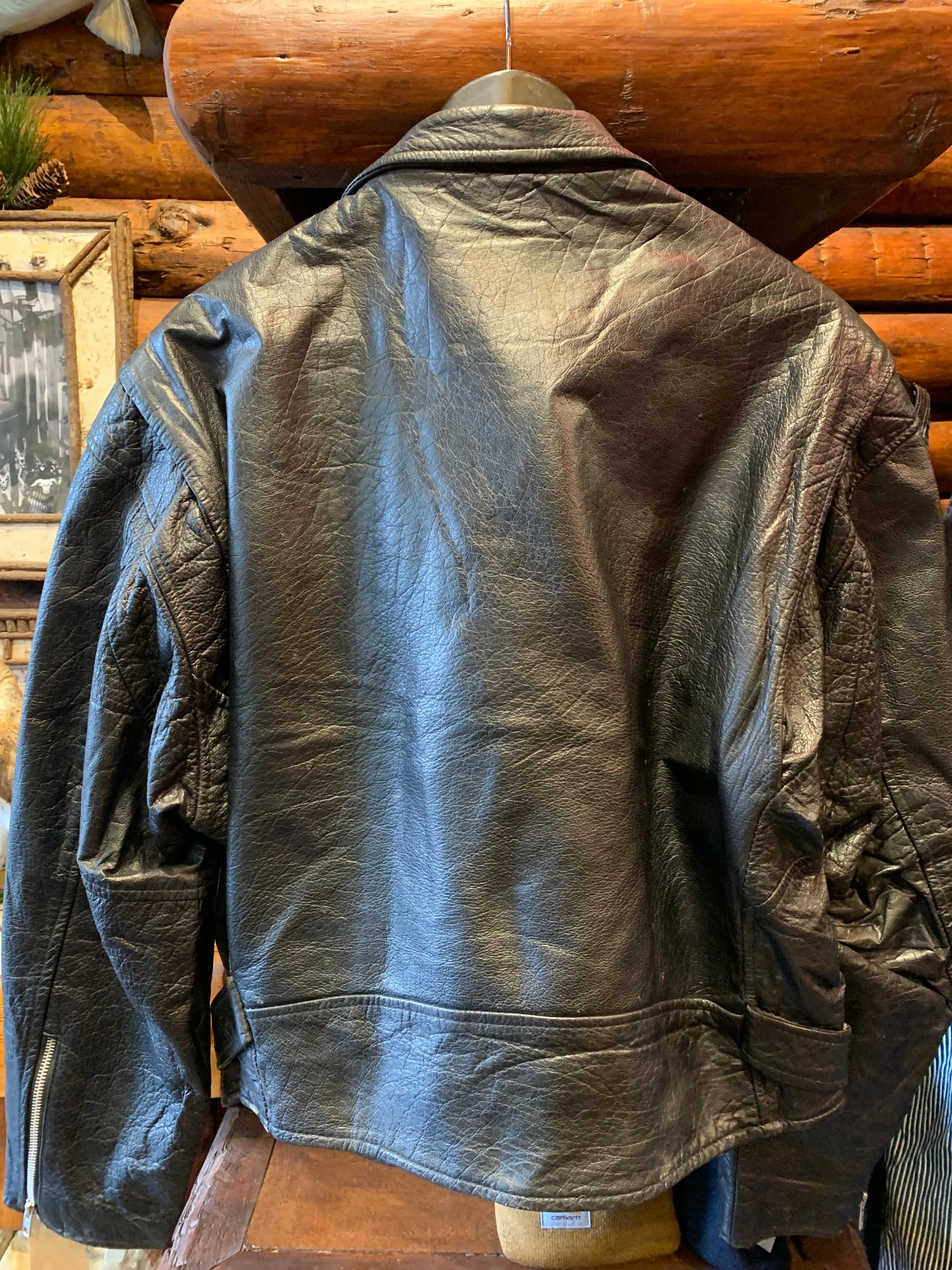 Vintage Italian Biker Jacket Berto Lucci, S-M