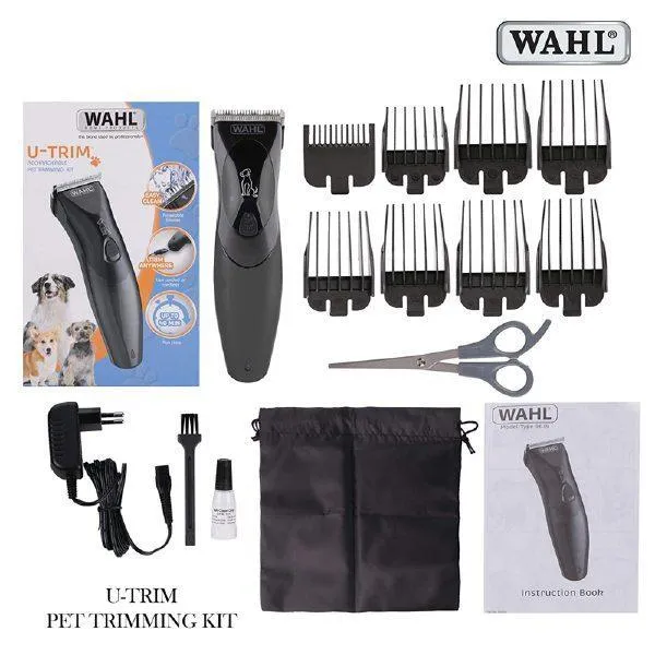 Wahl U-Trim Cordless Trimmer Rechargeable Pet Grooming Kit