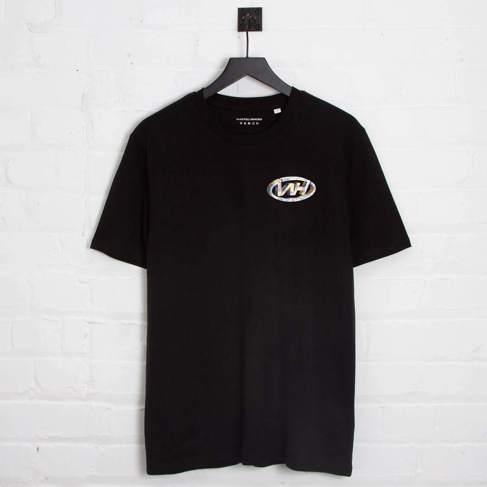 WH Crew Coral Back Print - Tshirt - Black