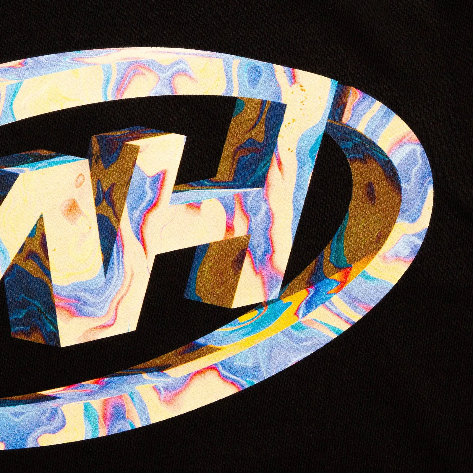 WH Crew Coral Back Print - Tshirt - Black