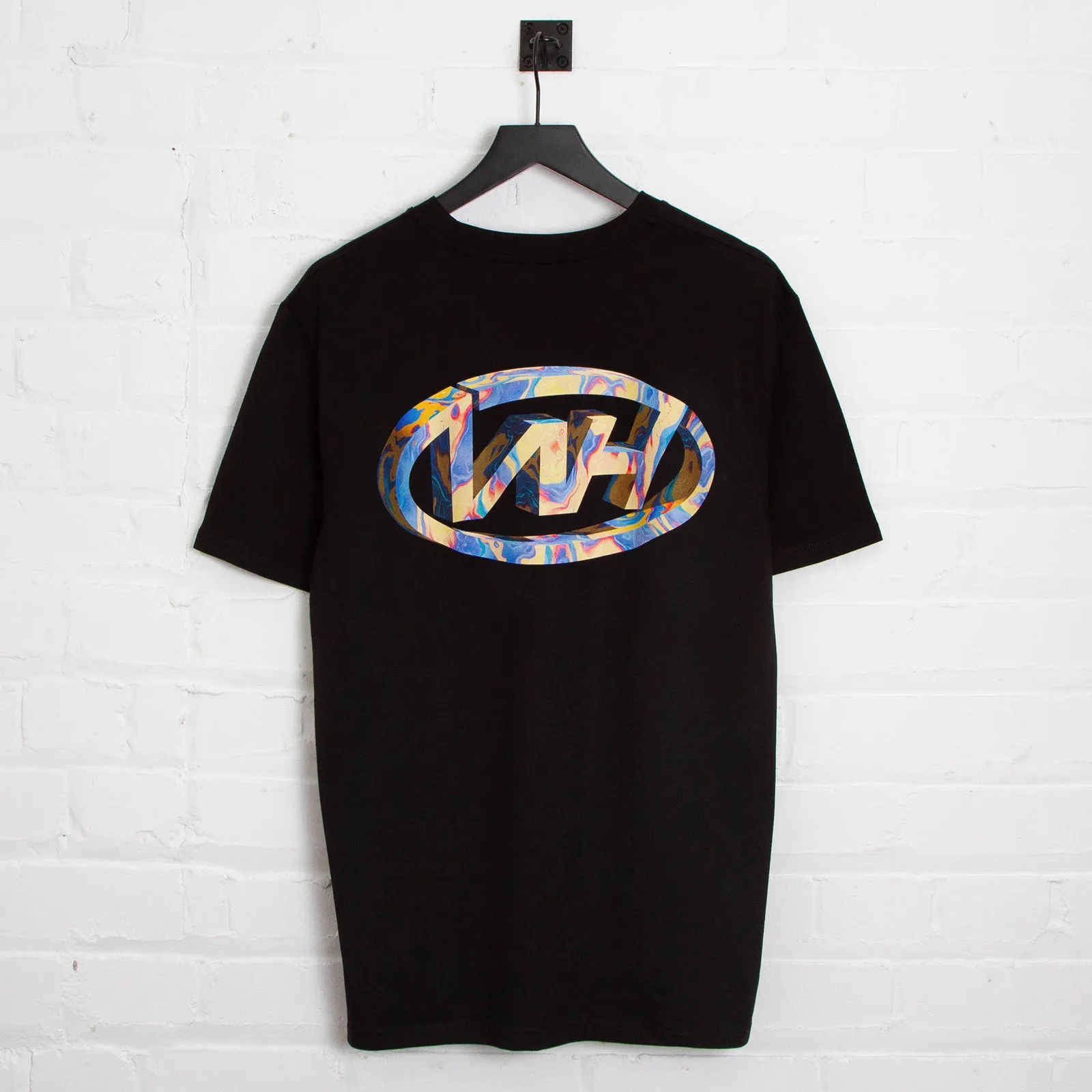 WH Crew Coral Back Print - Tshirt - Black