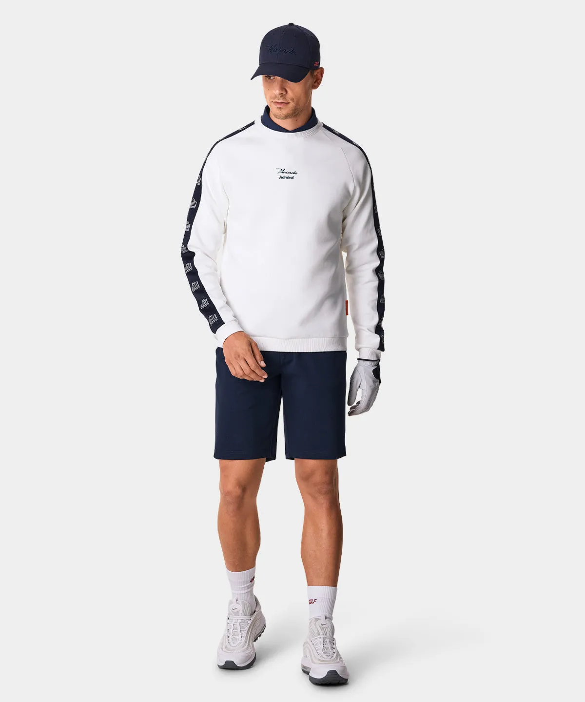 White Kit Admiral Crewneck