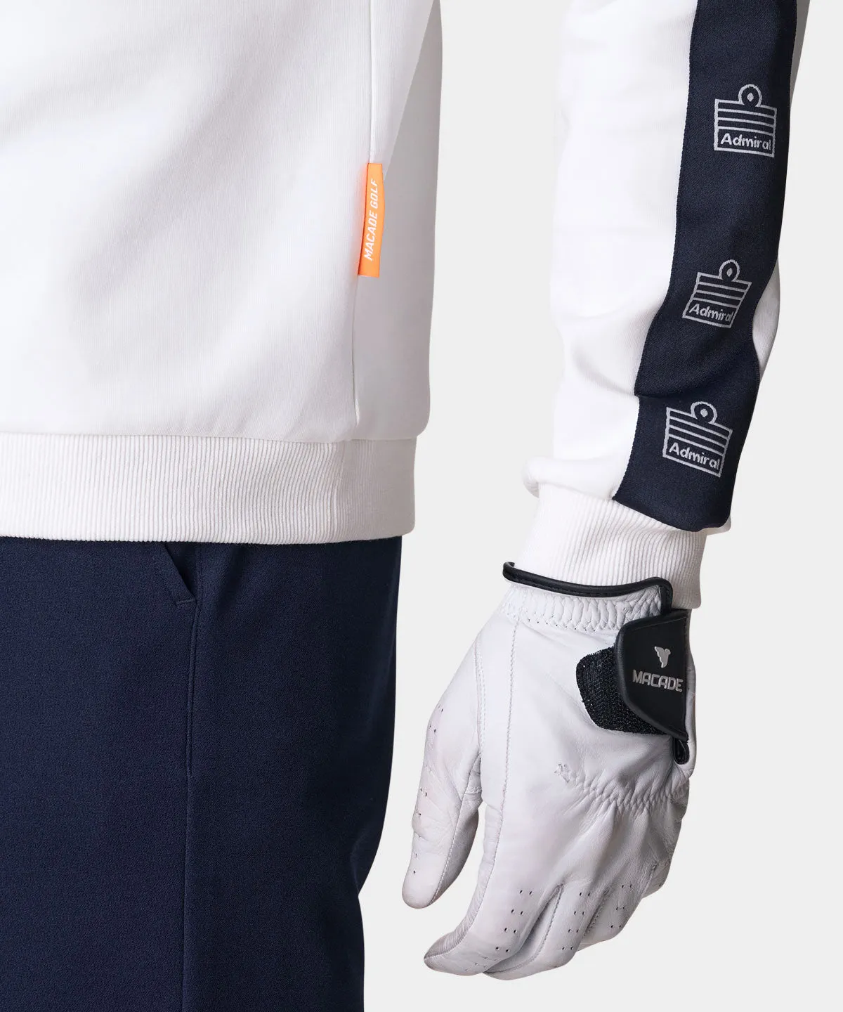 White Kit Admiral Crewneck