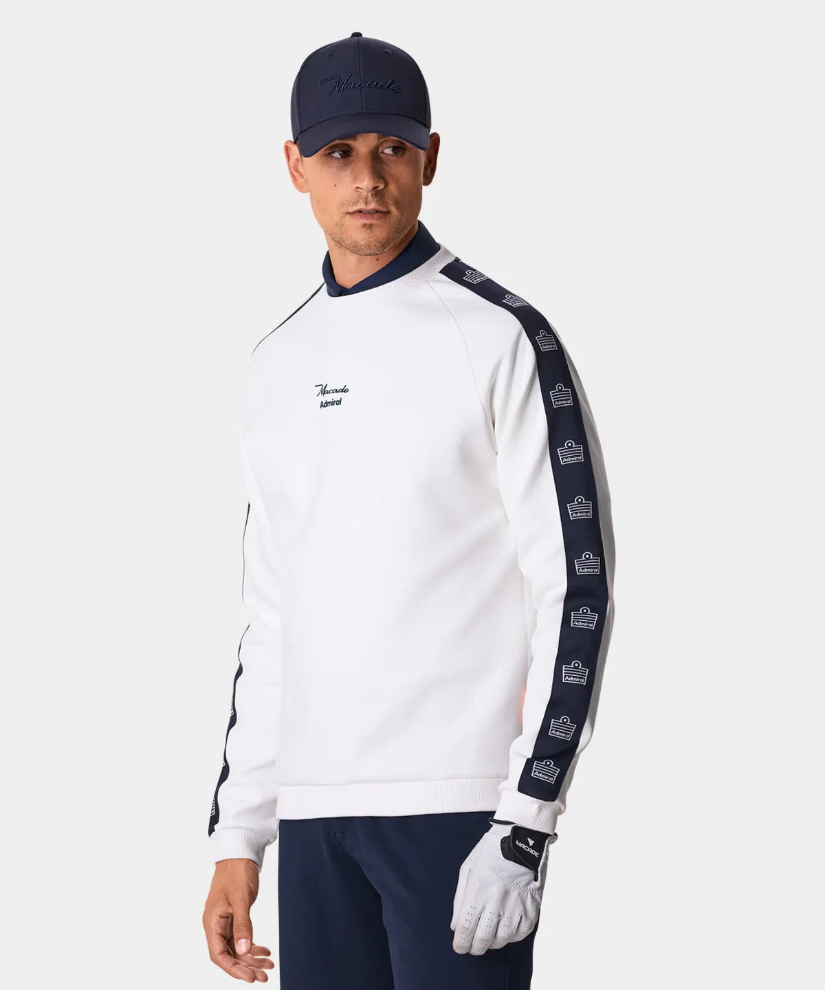 White Kit Admiral Crewneck