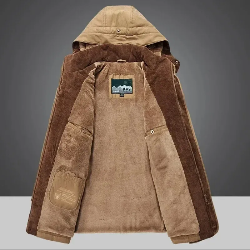 Windzar - Warme Parka Winterjas Heren met Zachte Binnenvoering en Capuchon