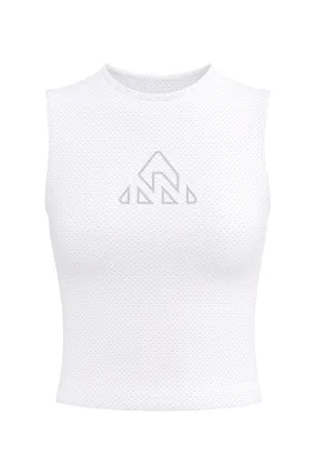 Women's White Pro Cycling Base Layer