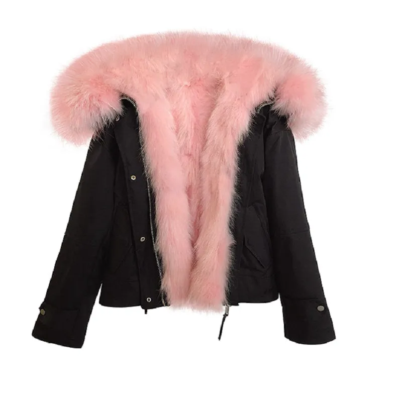 Women's Winter Casual Warm Parka With Fox Fur