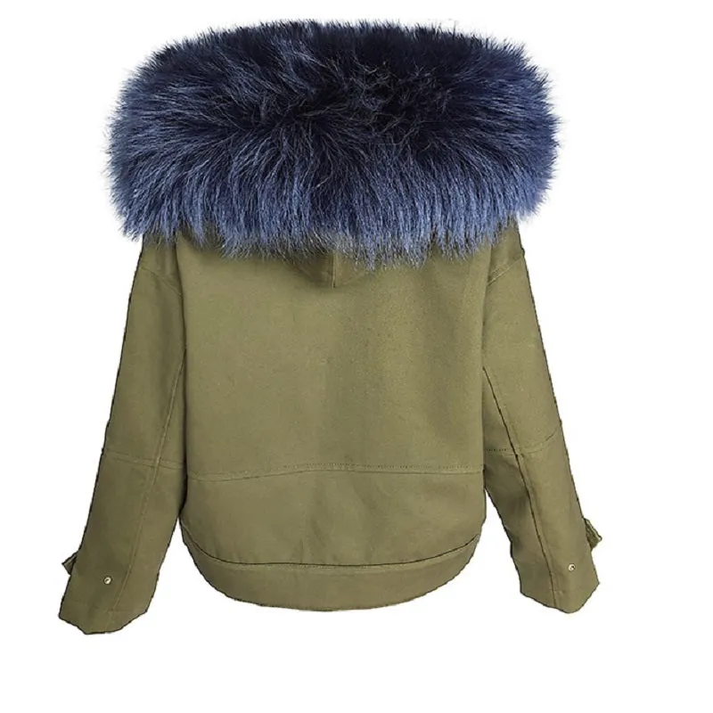 Women's Winter Casual Warm Parka With Fox Fur