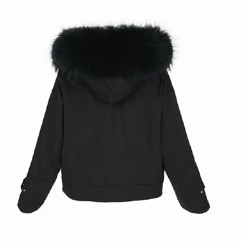 Women's Winter Casual Warm Parka With Fox Fur