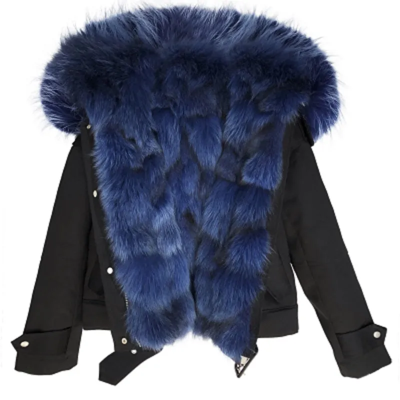 Women's Winter Casual Warm Parka With Fox Fur
