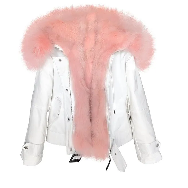 Women's Winter Casual Warm Parka With Fox Fur