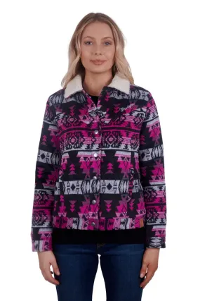 Wrangler Womens Jacket | Santana | Pink / Grey